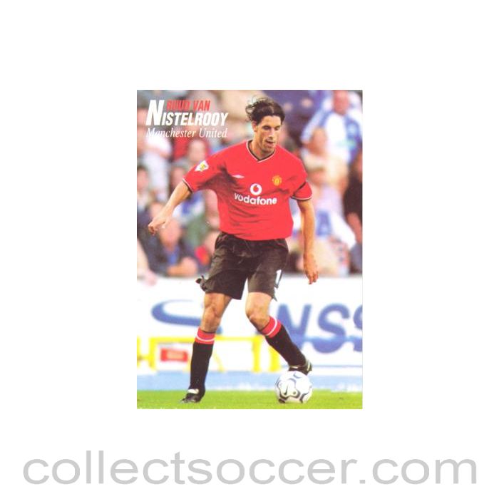 Manchester United - Ruud Van Nistelrooy unofficial Thai produced colour postcard