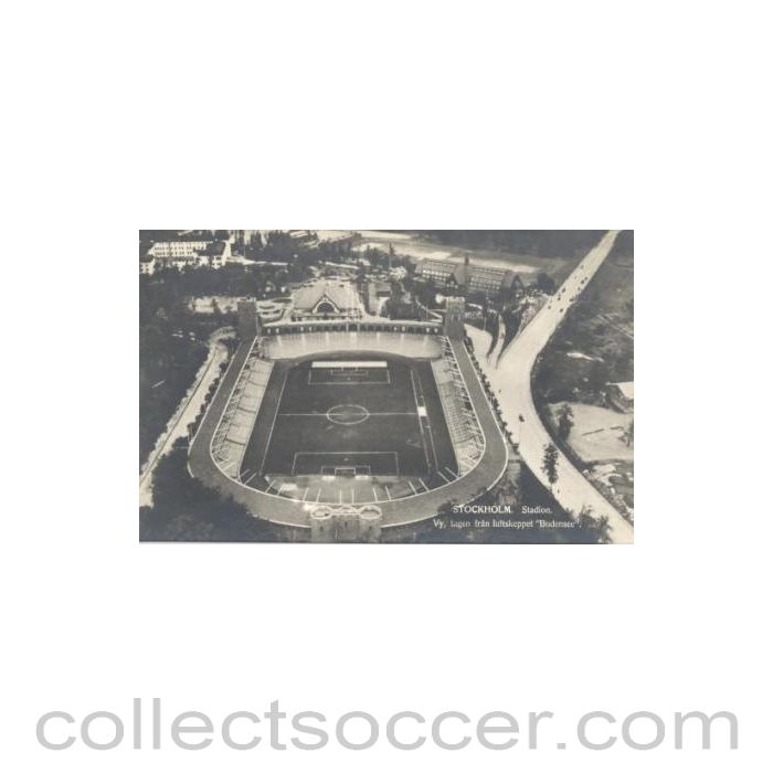 Stockholn Stadium postcard of an unknown date