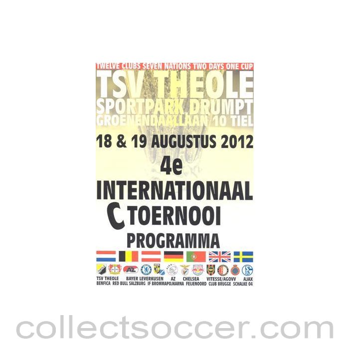 2012 - TSV Theole Youth Tournament August 2012 large official programme