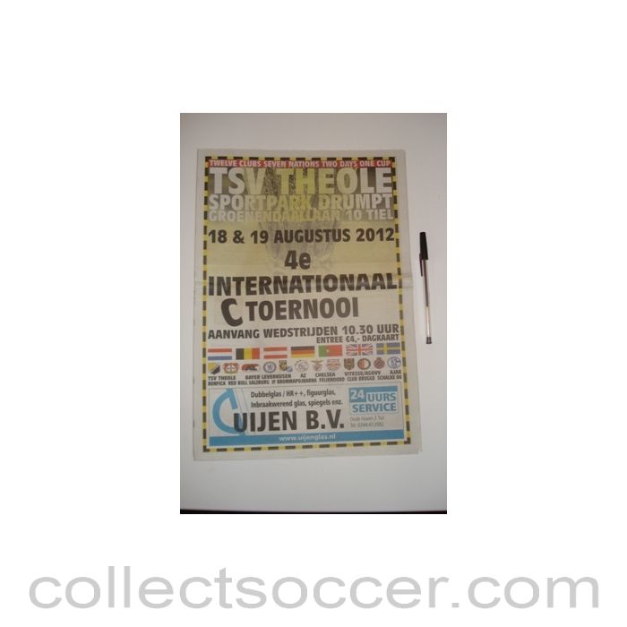 2012 - TSV Theole Youth Tournament August 2012 newspaper-like official programme