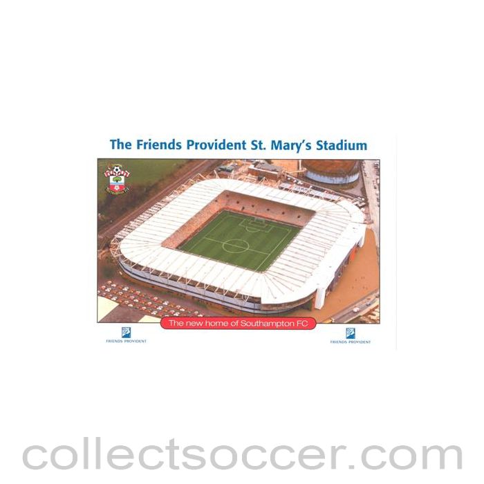 The Friends Provident St. Mary's Stadium - The Home of Southampton FC - postcard