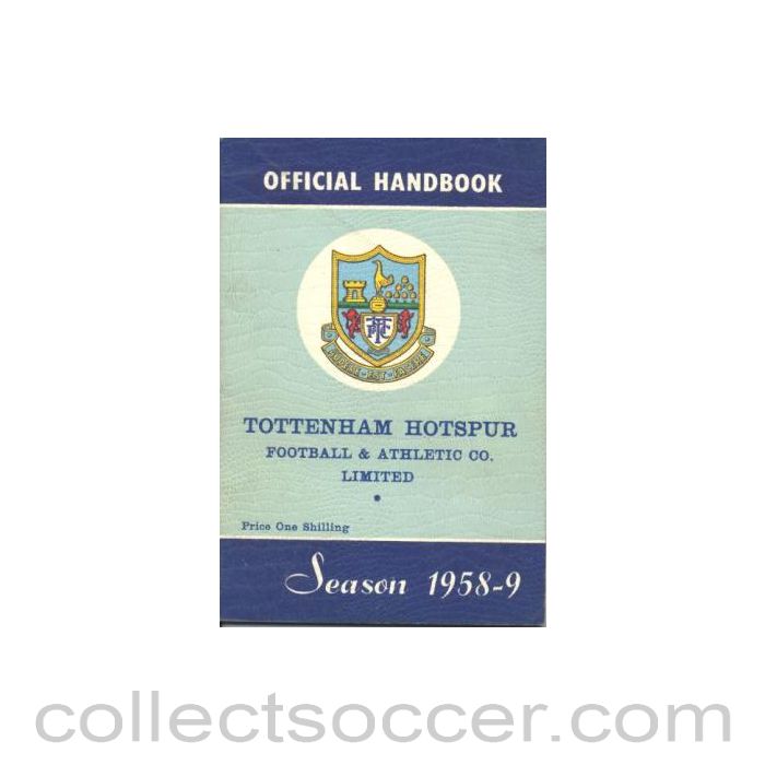 1958 - Tottenham Hotspur Handbook 1958-1959