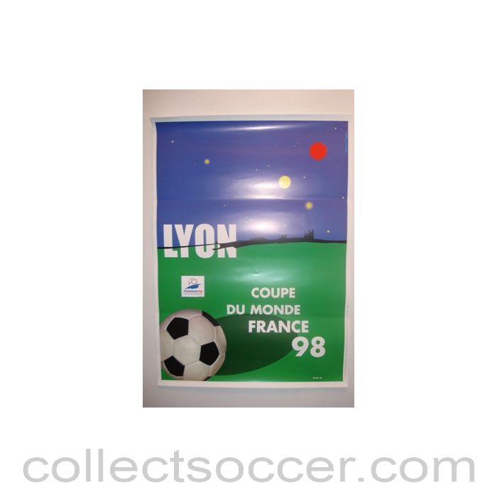 1998 World Cup Poster Lyon