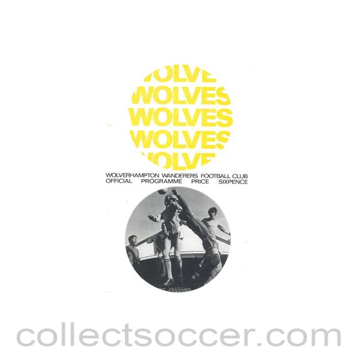 1968 - Wolverhampton Wanderers v Nottingham Forest official programme 06/04/1968 Football League