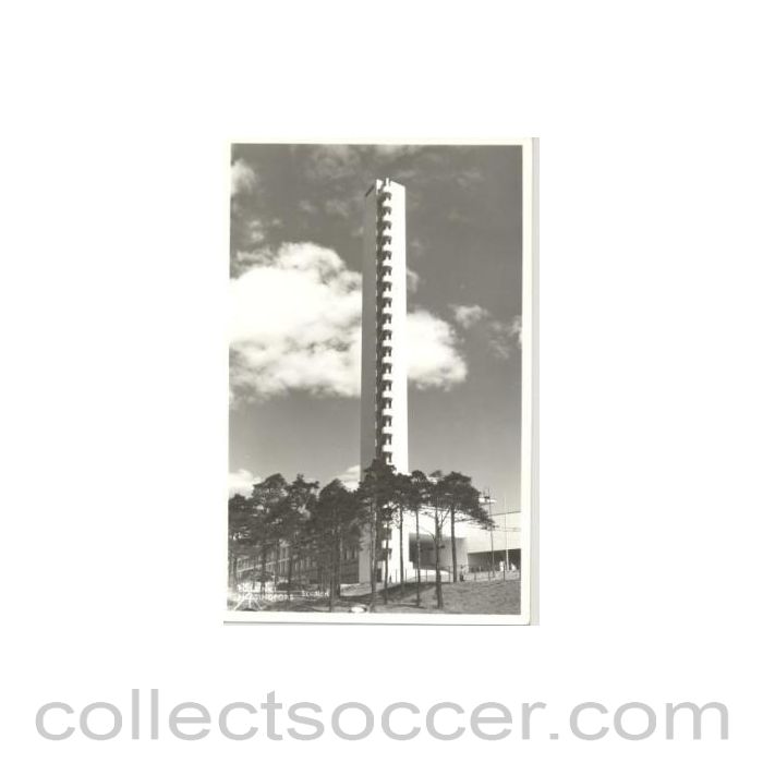 1952 15th Olympic Games in Helsinki, Finland postcard, featuring the Olympic Stadium