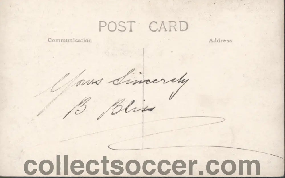 Autographed Clapton Orient Team Group Postcard 1922-23