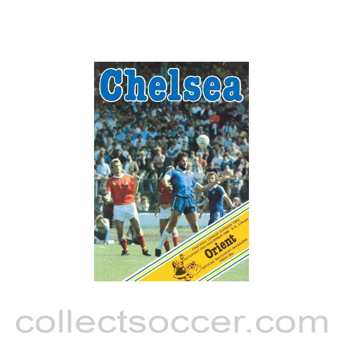 1980 - Chelsea v Leyton Orient official programme 20/12/1980