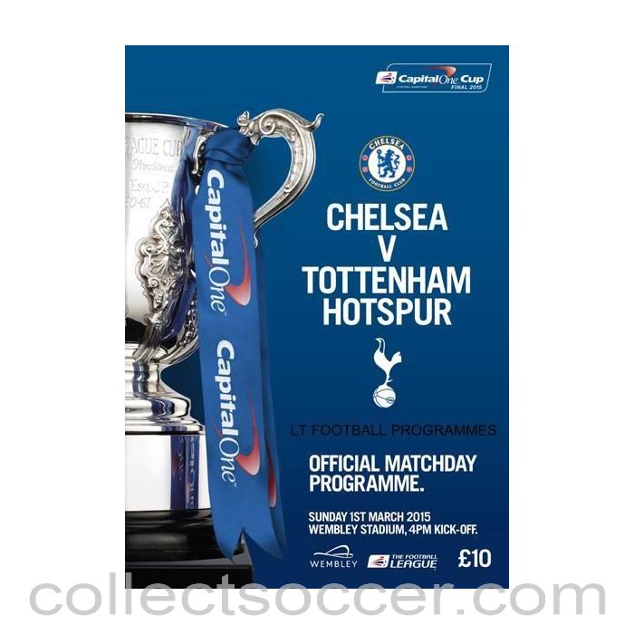 2015 Capital Cup Final Official Programme Chelsea V Tottenham Hotspur