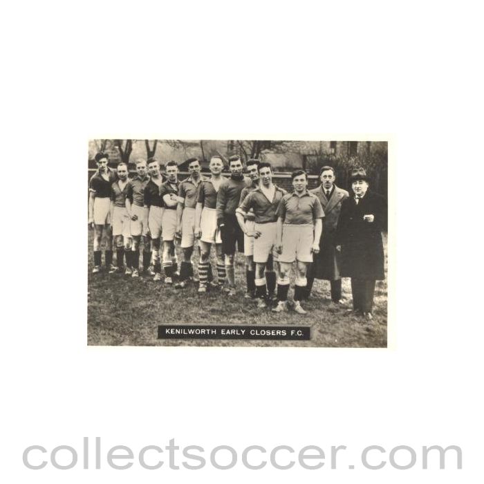 Kenilworth Early Closers FC Photocard