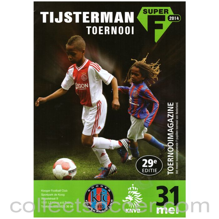 2014 Tijsterman Youth Tournament Official Programme (Everton)