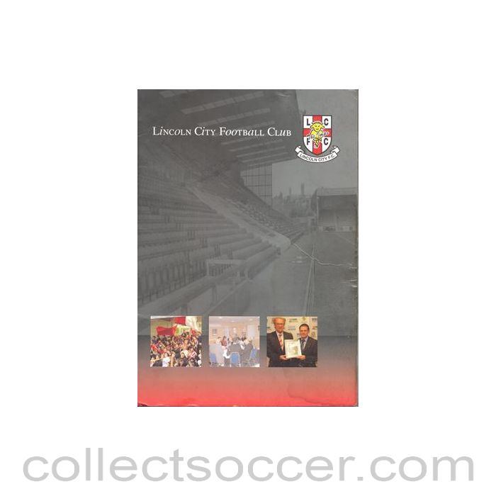 2010 - Lincoln City FC press pack 2010-2011