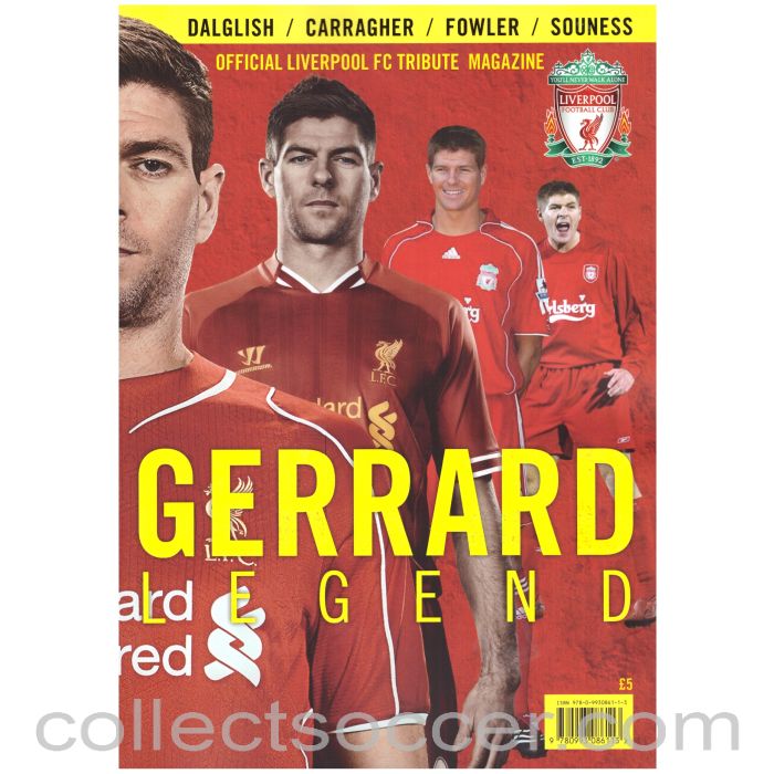 2015 - Steven Gerrard Official Tribute Magazine