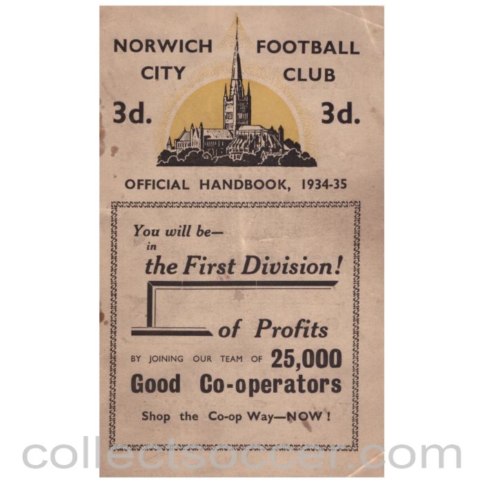 1934-5 Norwich City Official Handbook