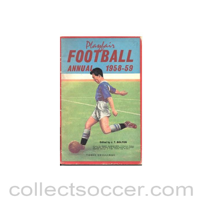 1958 - Football Annual 1958-1959 Playfair production