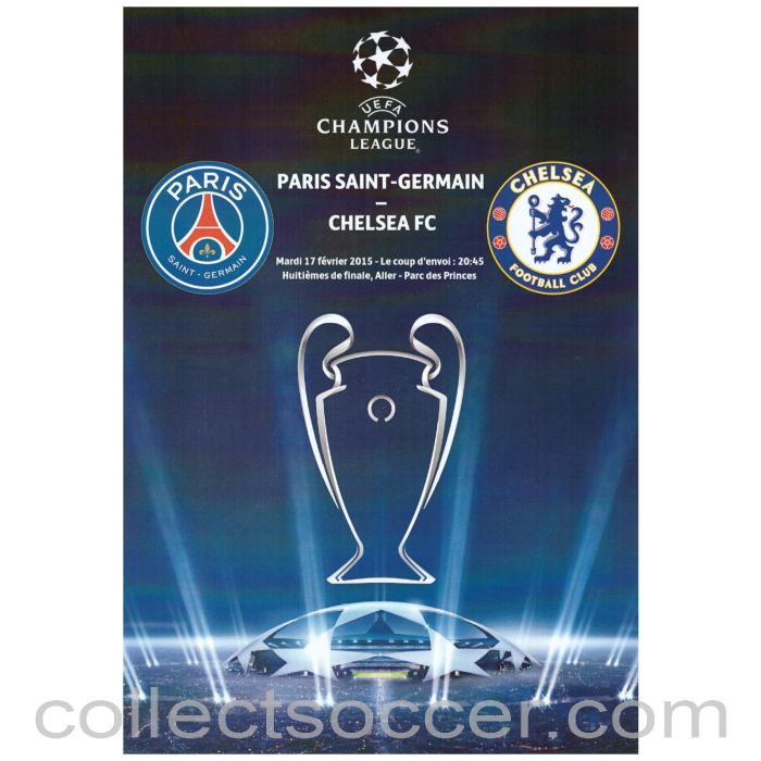2015 - Paris Saint Germain v Chelsea Pirate Programme 17/02/2015