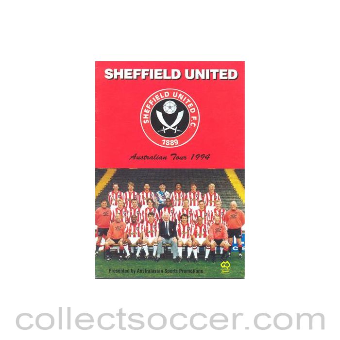 1994 - Sheffield United Australian Tour 1994 official programme