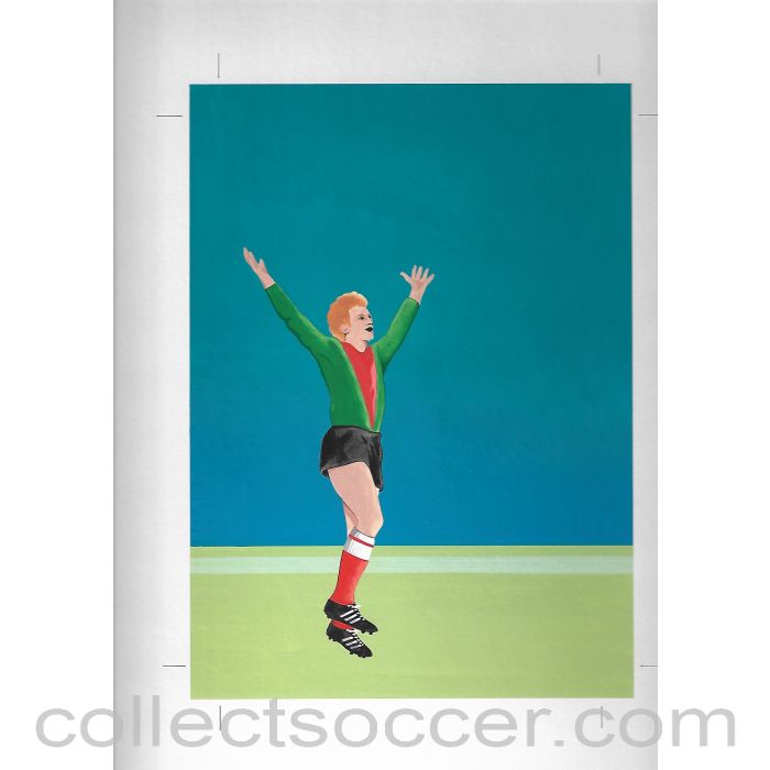 1982 - World Cup 1982 Original Artwork for Match Box Labels. No 10 of 10.