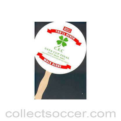 2003 UEFA Cup Final Celtic v Porto Fan Given Out At the Stadium