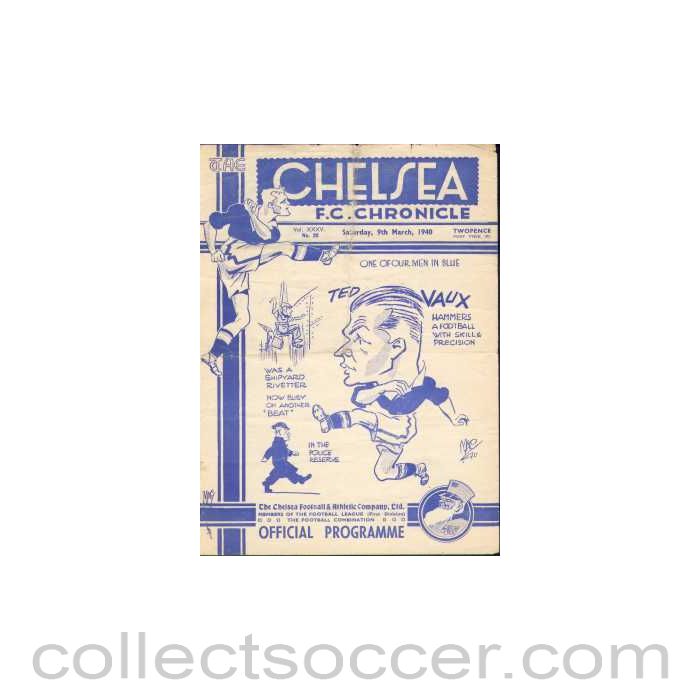 1940 - Chelsea v Portsmouth 09/03/1940