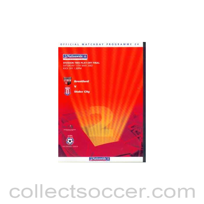 2002 Division 2 Play-off Final Brentford v Stoke City 11/05/2002