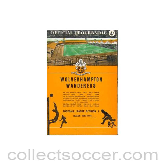 1964 - Wolverhampton Wanderers v Sheffield United 30/03/1964