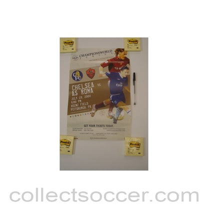 2004 - In the USA - Chelsea v Roma Championsworld poster 29/07/2004