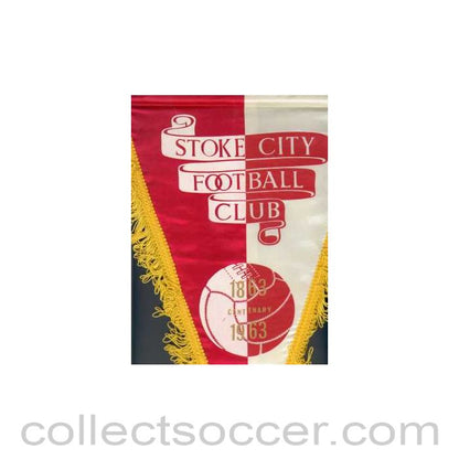 Stoke City Match Used Pennant