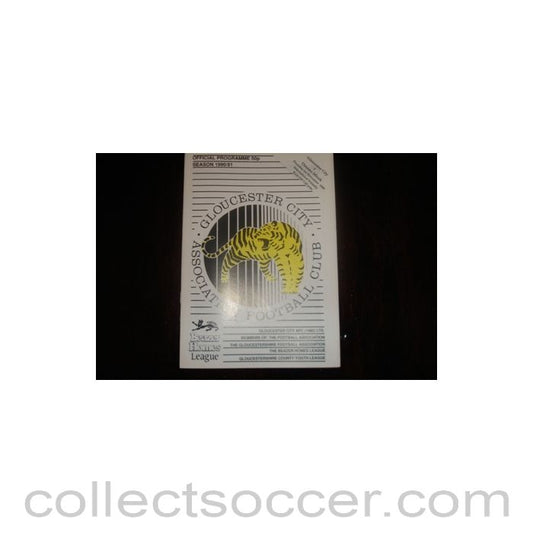 1990 - Gloucester City v Dynamo Minsk official programme 01/11/1990, Semi-Professional International