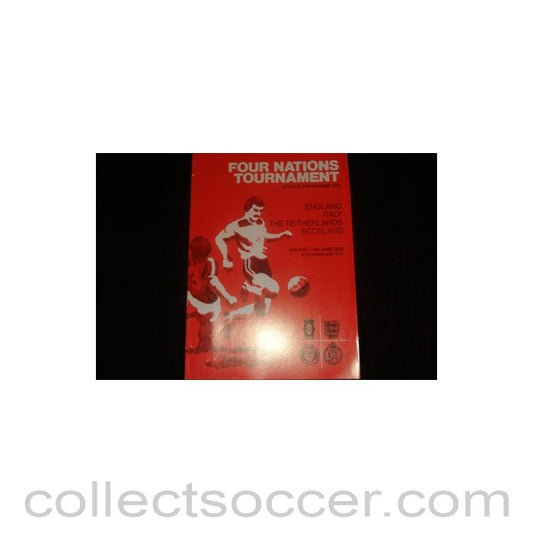 1991 - England v Italy and Netherlands v Scotland official programme 05/03/1991 Semi-Professional International