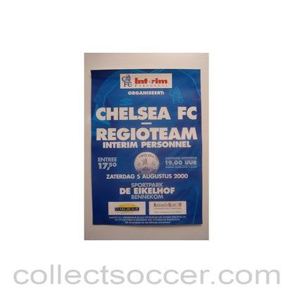 2000 - Regioteam v Chelsea 05/08/2000 poster