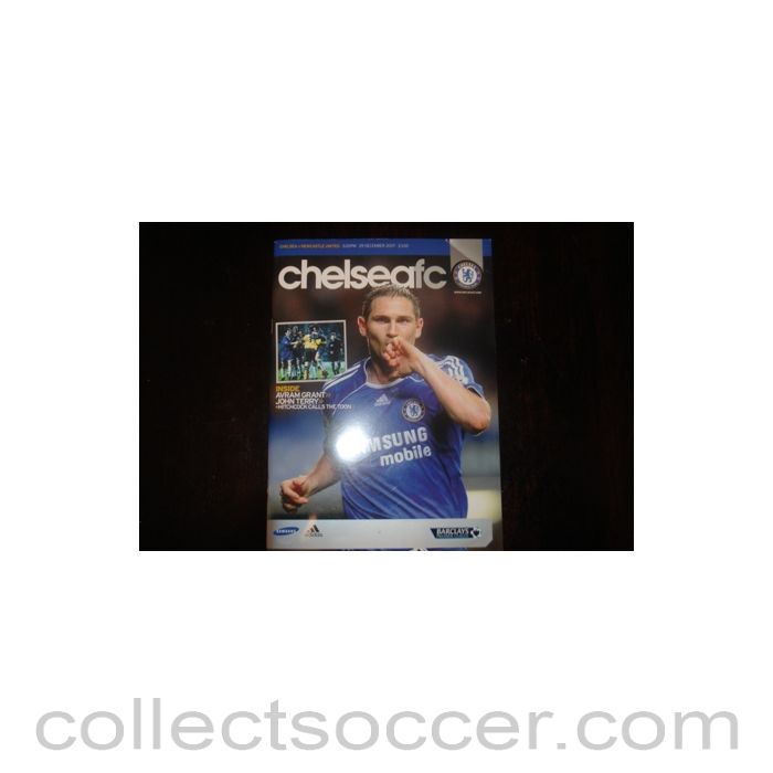 2007 - Chelsea v Newcastle United official programme 29/12/2007