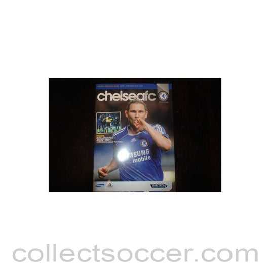 2007 - Chelsea v Newcastle United official programme 29/12/2007