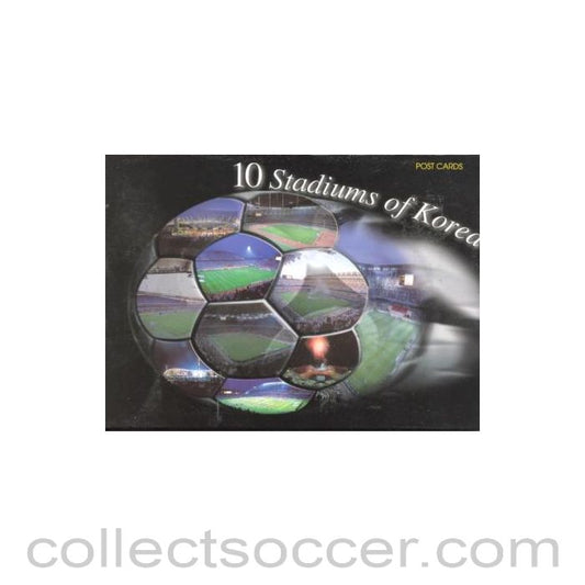2002 World Cup 10 Stadiums of Korea 18 postcards set