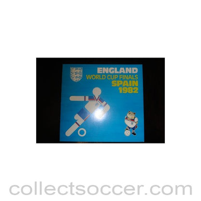 1982 - England in World Cup 1982 Spain Brochure