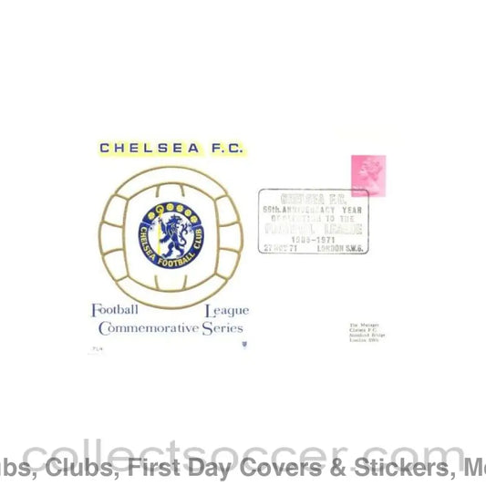 1905 - Chelsea 66th Anniversary Year of Election to the Football League 1905-1971 first day cover 27/11/1971