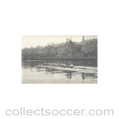 1912 Olympic Games in Stokholm postcard, featuring rowing