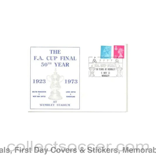 1923 - The FA Cup Final 50th Year 1923-1973 first day cover