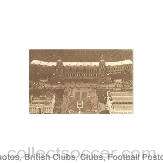 1924 - British Empire Exhibition 1924 at Wembley Stadium postcard
