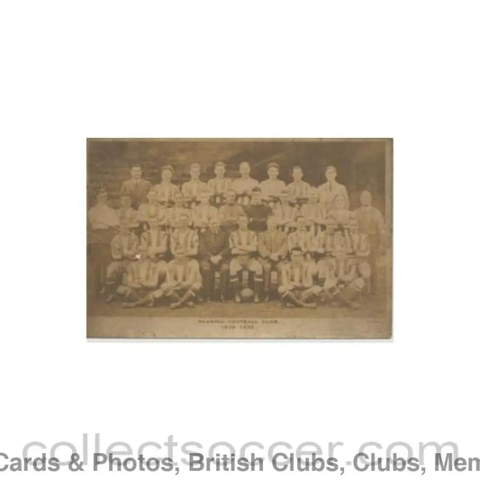 1929 - Reading team photograph postcard of season 1929-1930