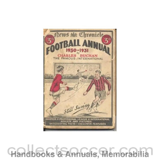 1930 - Football Annual 1930-1931 published by News Chronicle
