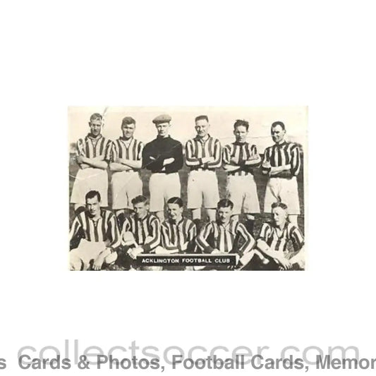 1931 - Acklington Football Club established in 1931 Photocard