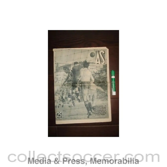 1935 - AS Spanish newsaper of 28/10/1935 covering Zaragoza FC