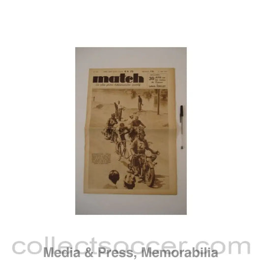 1937 - Match - French Magazine of 01/06/1937 in very good condition