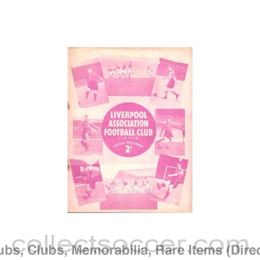 1938 - Liverpool v Preston North End official programme 31/12/1938