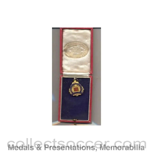 1938 - North Lancashire & District Football League Winners Medal of solid silver of 1938