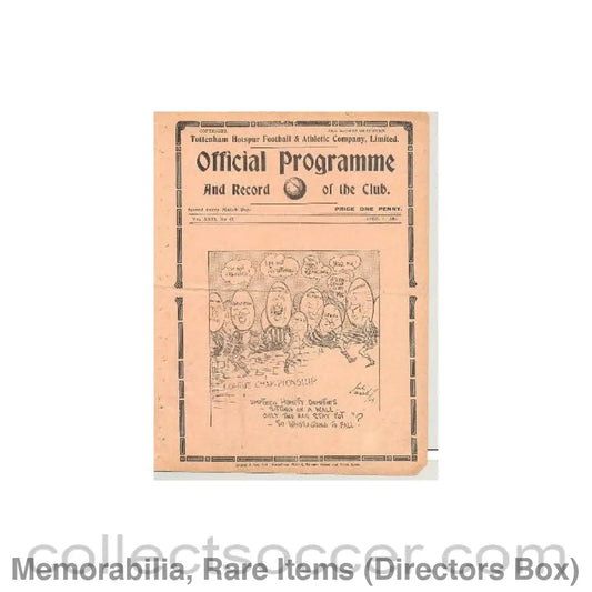 1939 - Tottenham V Plymouth 07/04/1939 Football League