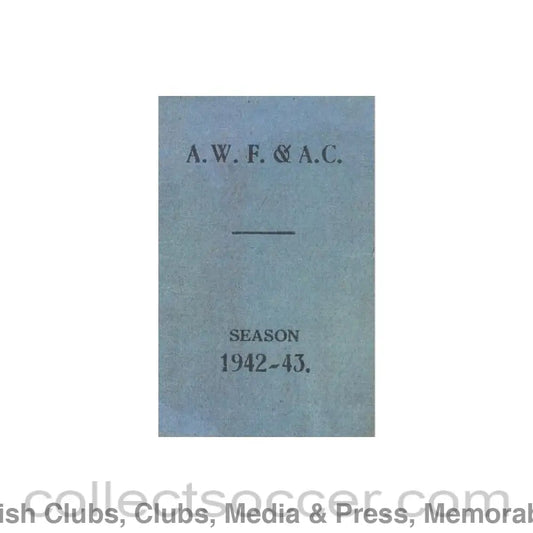 1942 - Alexandra Works Members Pass 1942-1943