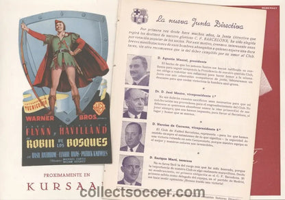 1948 Barcelona v Coruna Football Programme 26/9/1948 - Collect Soccer