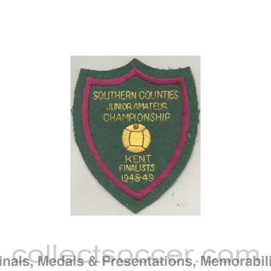 1948 - Southern Counties Junior Amateur Championship Kent Finalists 1948-1949 emblem