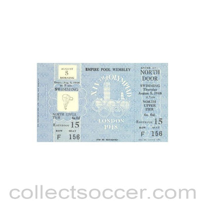 1948 XIVth Olympiad London ticket